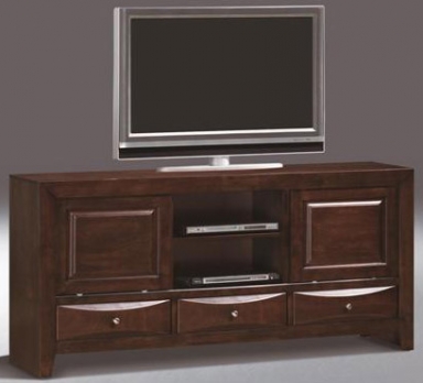 Emily TV Console with Sliding Doors
